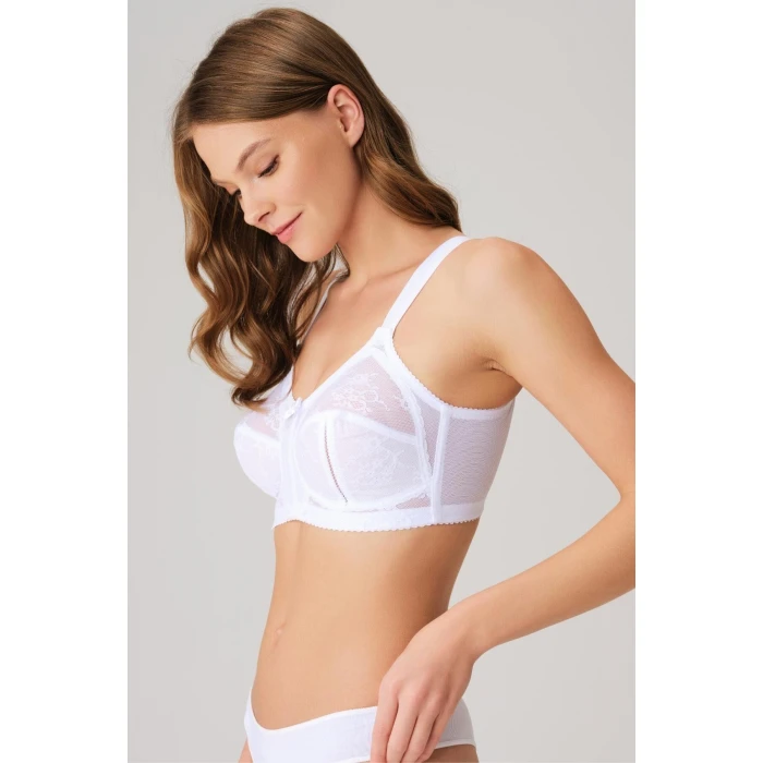 Anıl Balenli Desteksiz Dolgusuz Toparlayıcı Dantelli Küçültücü Sütyen