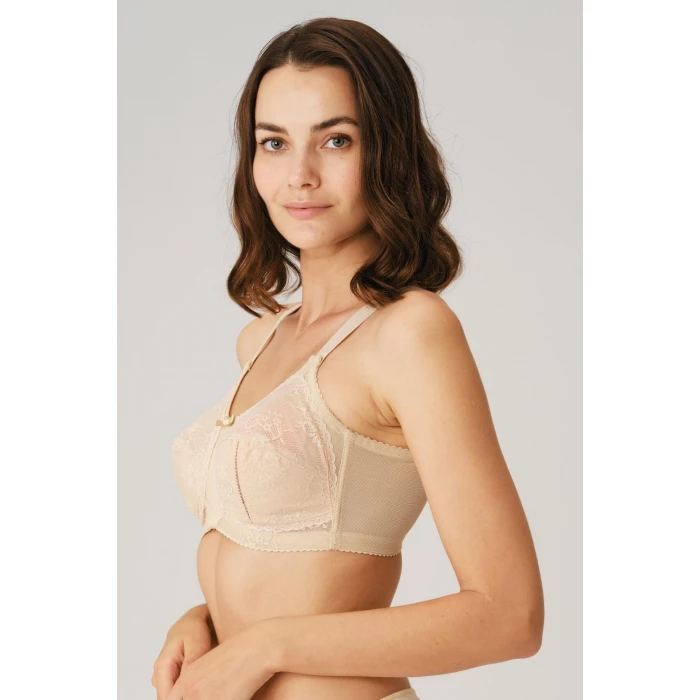 Anıl Balenli Desteksiz Dolgusuz Toparlayıcı Dantelli Küçültücü Sütyen