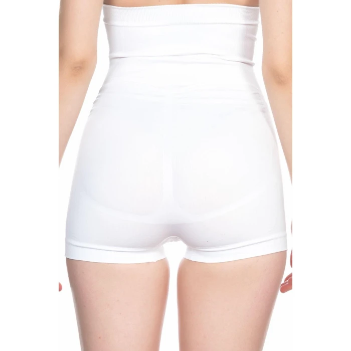 Beyaz Mı Emay 2047 Yüksek Bel Boxer Korse
