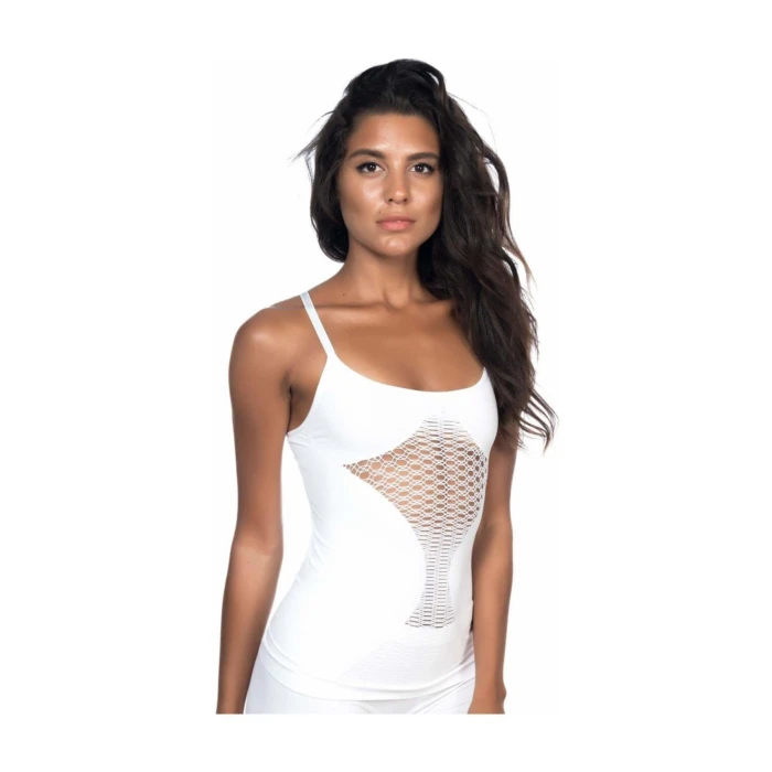 Beyaz Mı Emay 5040 İp Askılı Fantazi Atlet Korse