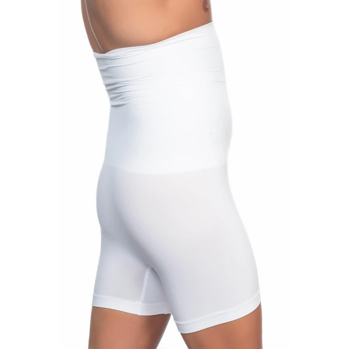 Beyaz Mı Emay E1005 Erkek Yüksek Bel Double Boxer Korse