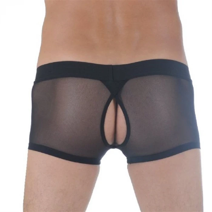 Br291121 Transparan Arkası Açık Mini Boxer