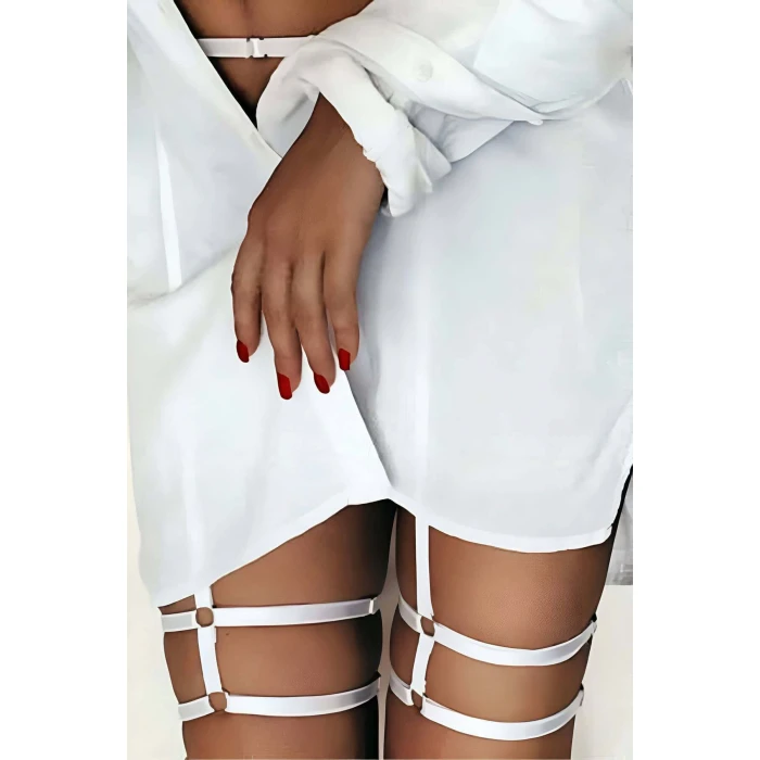 Çift Sıralı Seksi Jartiyer Harness - Brf44