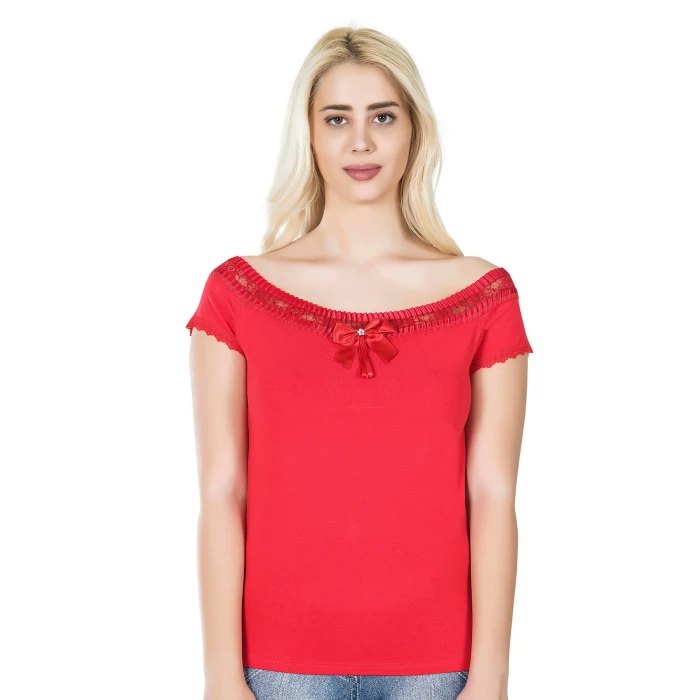 Dantelli Kadın Tişört 259