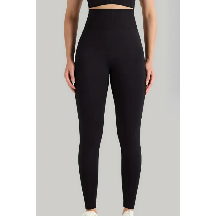 Dikişsiz Düz Tayt Kadın 4451