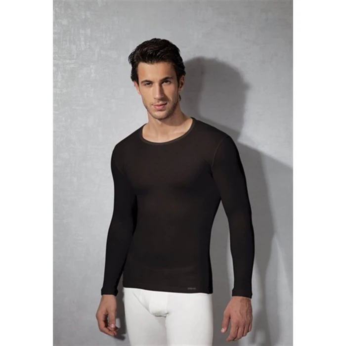 Doreanse Erkek  Yuvarlak Yaka Uzun Kol T Shirt 2965