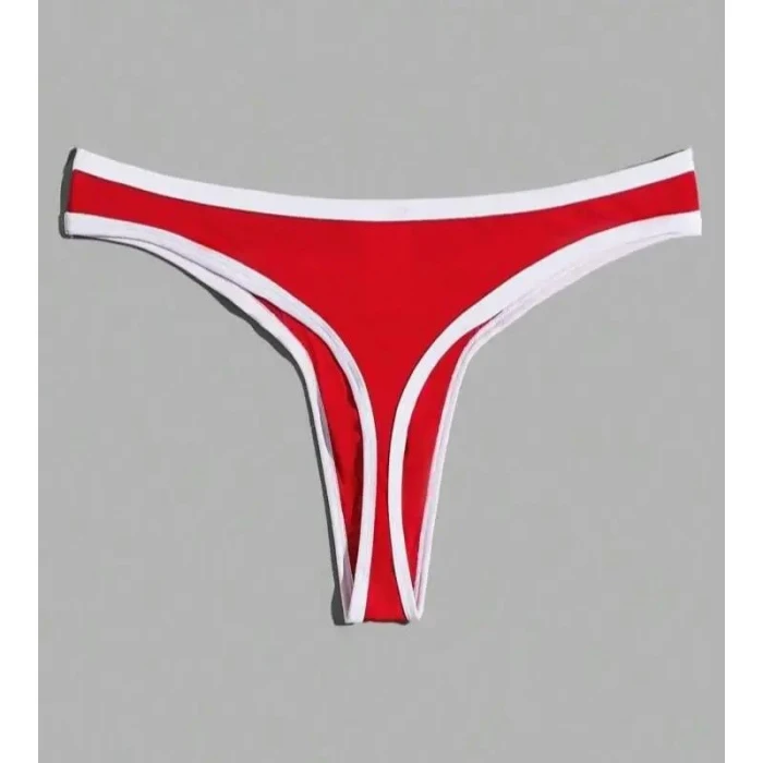 Erkek  Biyeli Kırmızı Tanga