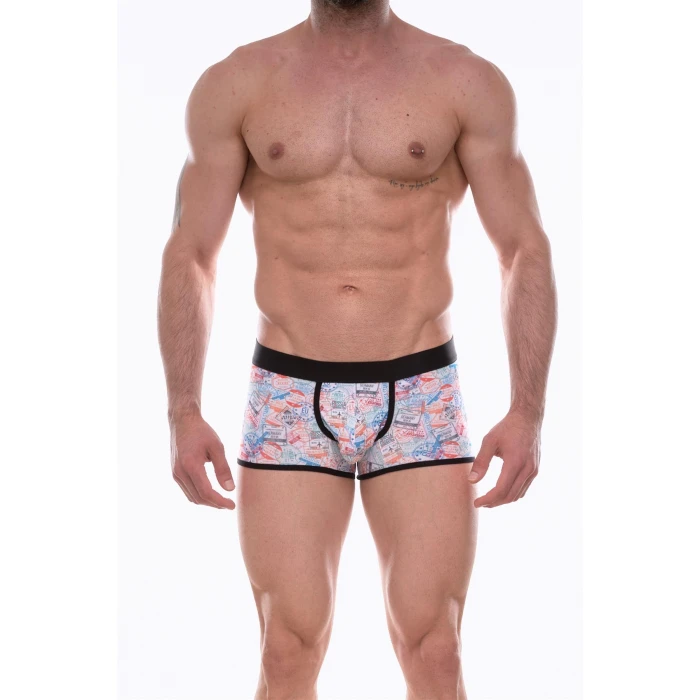 Erkek  Desenli Boxer