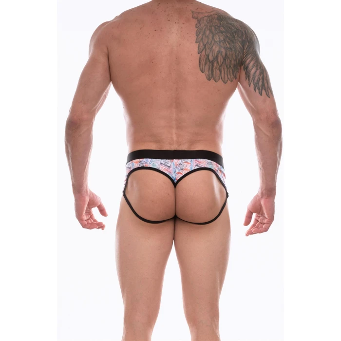 Erkek  Desenli Jockstrap Çamaşır