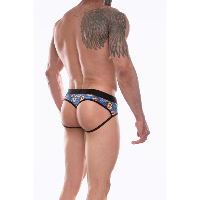 Erkek  Desenli Jockstrap Çamaşır