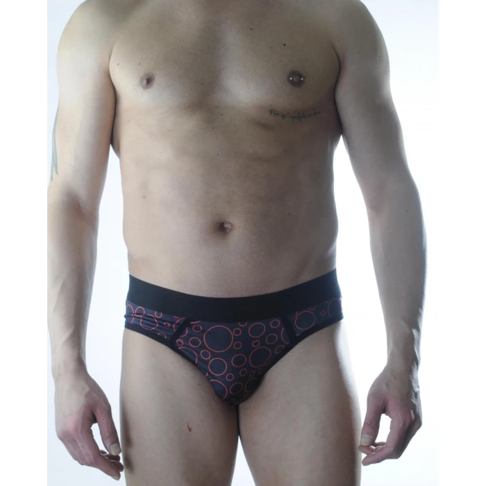 Erkek Fantezi Daire Desenli Jockstrap