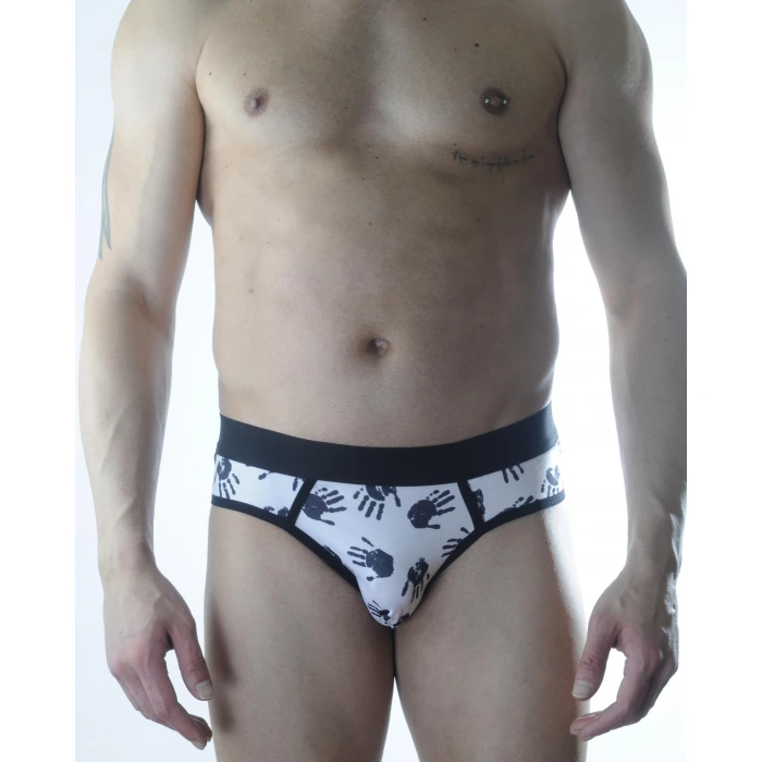Erkek Fantezi El Desenli Jockstrap