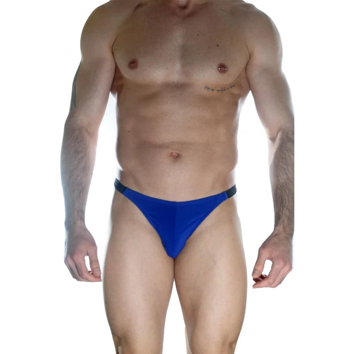 Erkek  Mavi Arkası Büzgülü Brazillian Slip