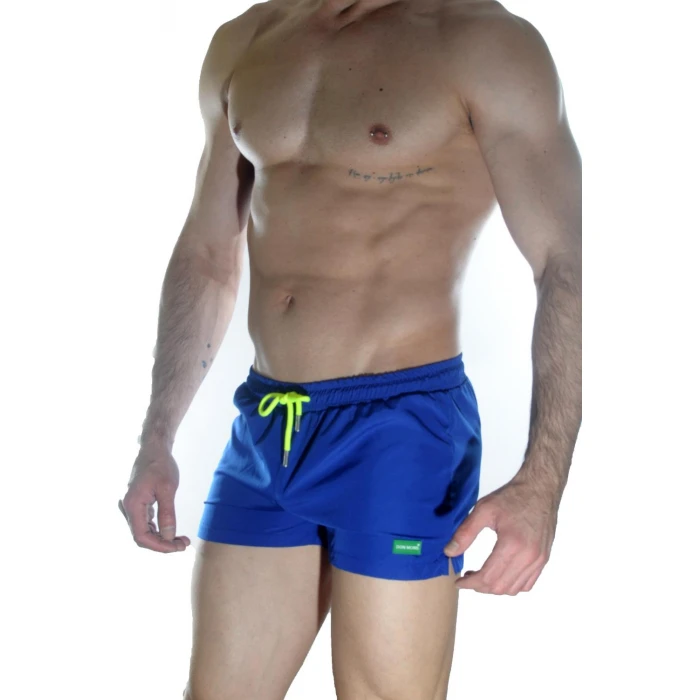 Erkek Mavi Mini Mayo Short