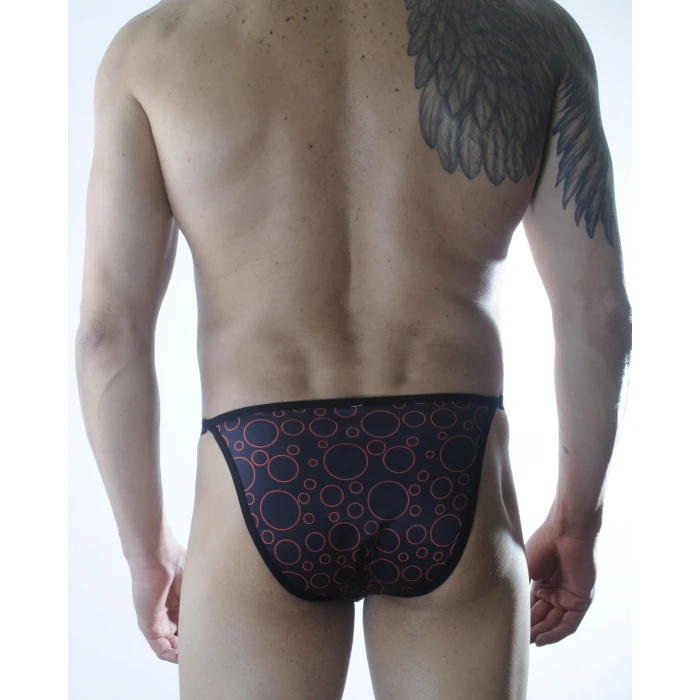 Erkek Metalli Daire Desenli Slip