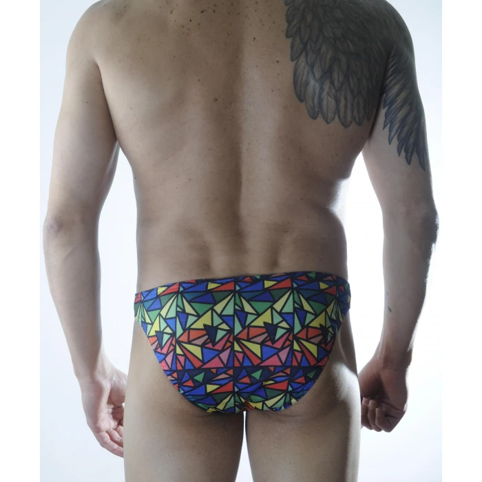 Erkek Renkli Desenli Slip İç Çamaşırı