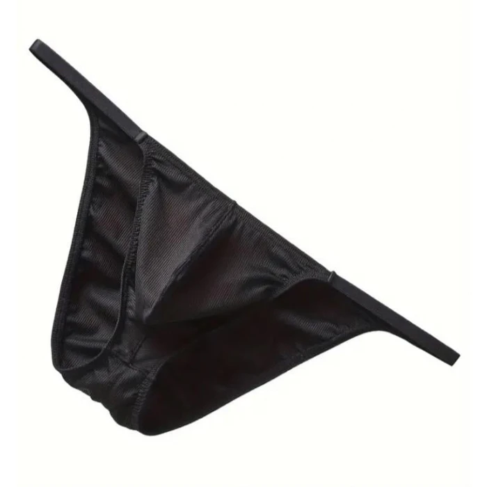 Erkek  Siyah Büzgülü Slip İç Giyim