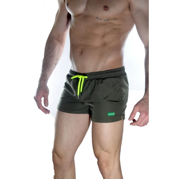 Erkek Yeşil Mini Mayo Short