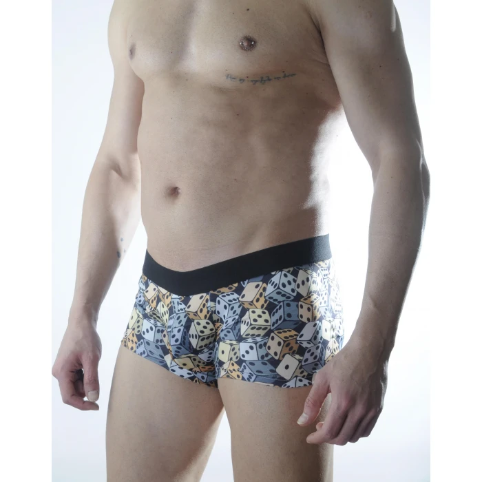 Erkek Zar Desenli Boxer