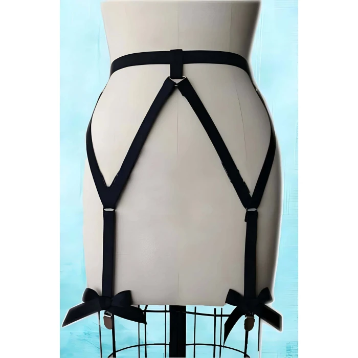 Fiyonklu Seksi Jartiyer Harness - Brf68