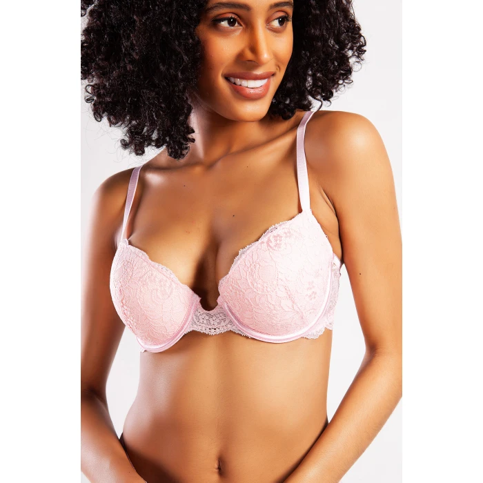 G.colors Balconette Foam Push Up Bra, Açık Pembe  Konforlu Ve Şık Sütyen