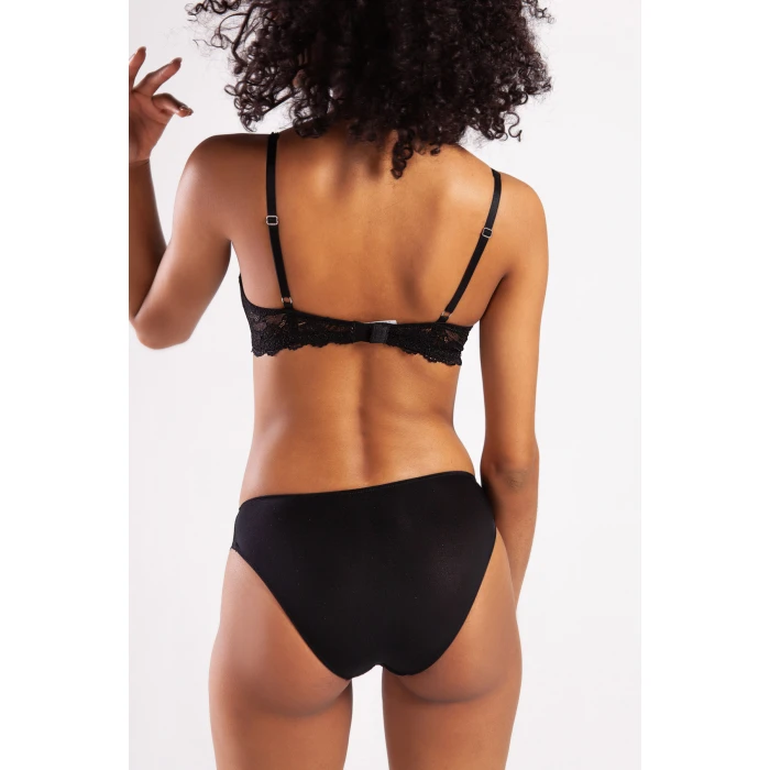 Goldy Heavy Push Up Bra, Siyah Renk  Konforlu Ve Şık Sütyen