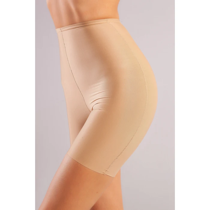 Golshan Girdle Hight Waist Micro Short Corset, İz Yapmayan Görünmez Yüksek Bel Paçalı Ten Korse