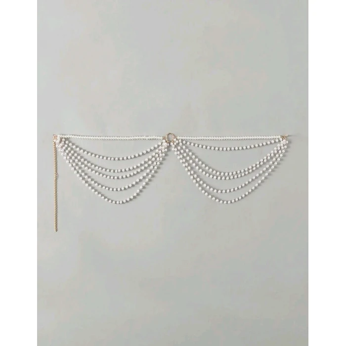 İnci Şıklığıyla Plajlarda Parla – Ayarlanabilir Bikini Zincir Aksesuarı