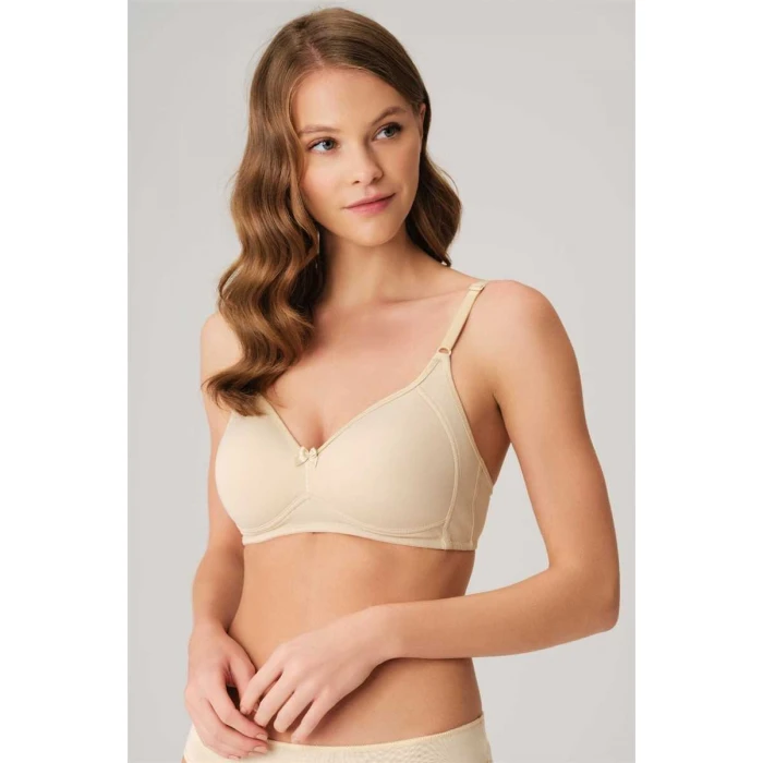 Kadın Balensiz Desteksiz Dolgusuz Toparlayıcı Yumuşak Süngerli Günlük Klasik Küçültücü Sütyen