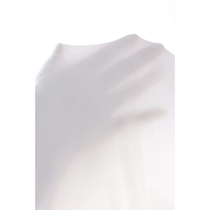 Kadın Beyaz Tek Omuz Cut Out Detaylı Crop Top Bluz