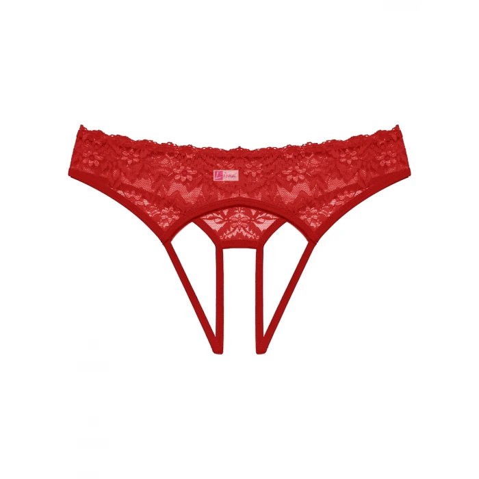 Kadın Kırmızı Dantelli Fantazi Külot
