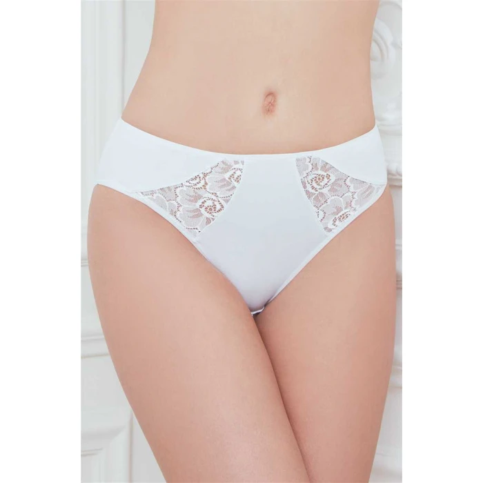 Kadın Mikro Kumaş Dantelli Slip
