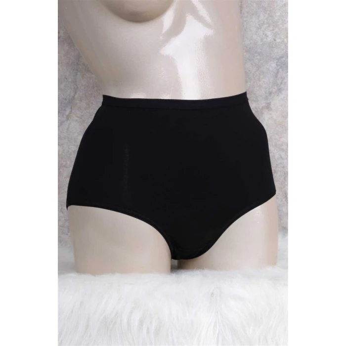 Kadın Pamuklu Yüksek Bel Geniş Bel Lastikli Külot