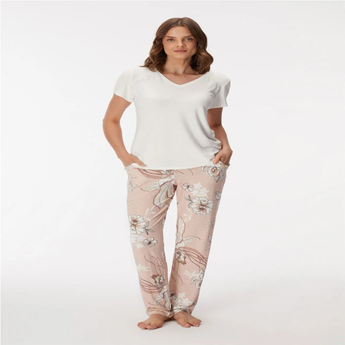 Kadın T-shirt Ve Pantolon Takım