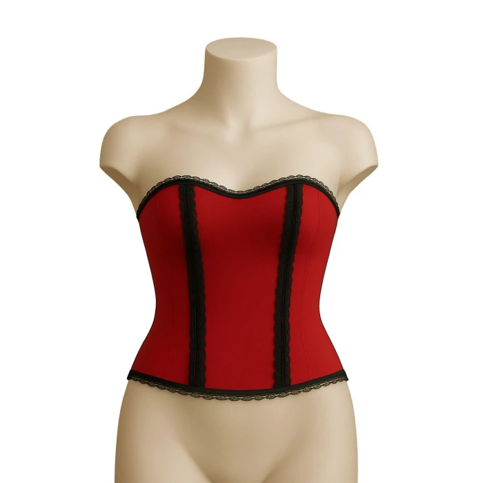 Kırmızı Mı Emay 9155 F Fırfırlı Terletici Büstiyer