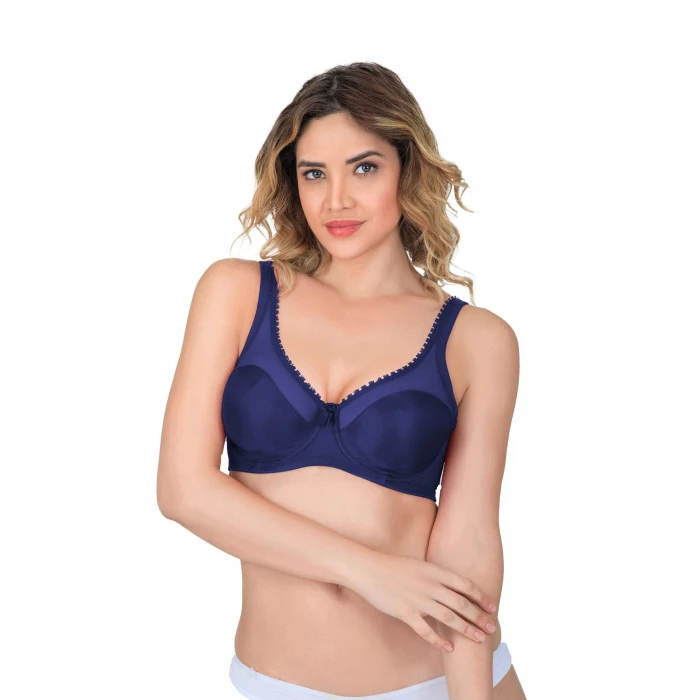 Lacivert  Mı Emay 169 C Basic Balenli Toparlayıcı Sütyen