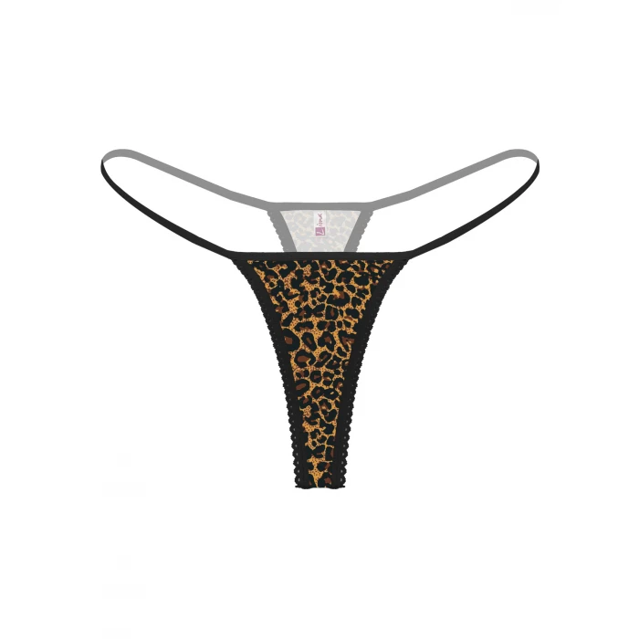 Leopar Desenli Büyük Beden Fantezi String