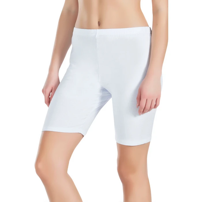 Likralı Battal Kısa Kadın Tayt 412b