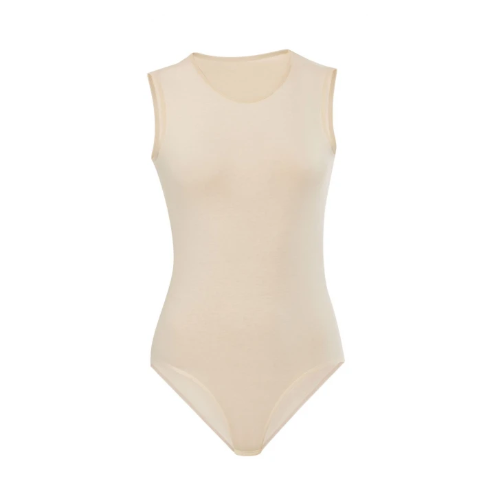 Likralı Bayan 0 Yaka 0 Kol Body 4759