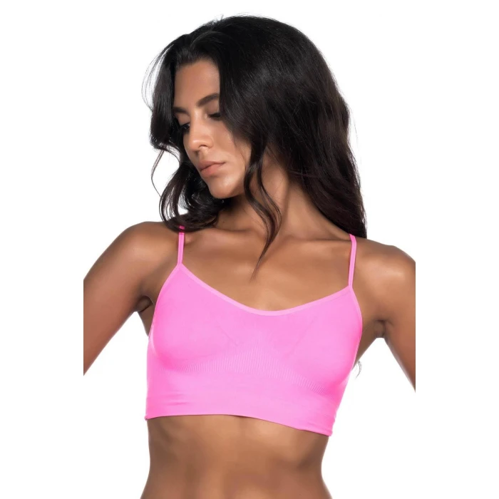 Neon Fuşya Mı Emay 4003 Soft İp Askı Büstiyer