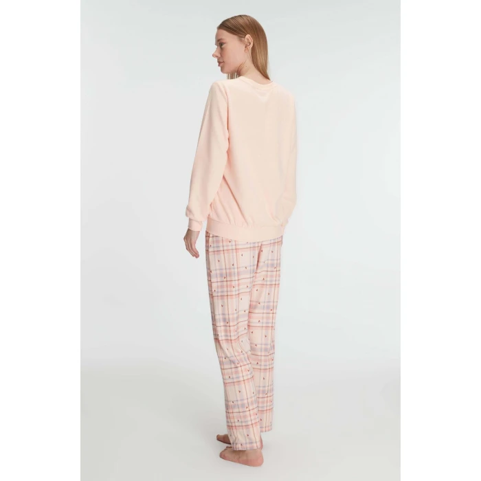 Pamuklu Kışlık Uzun Kol Kadın Pijama Takım