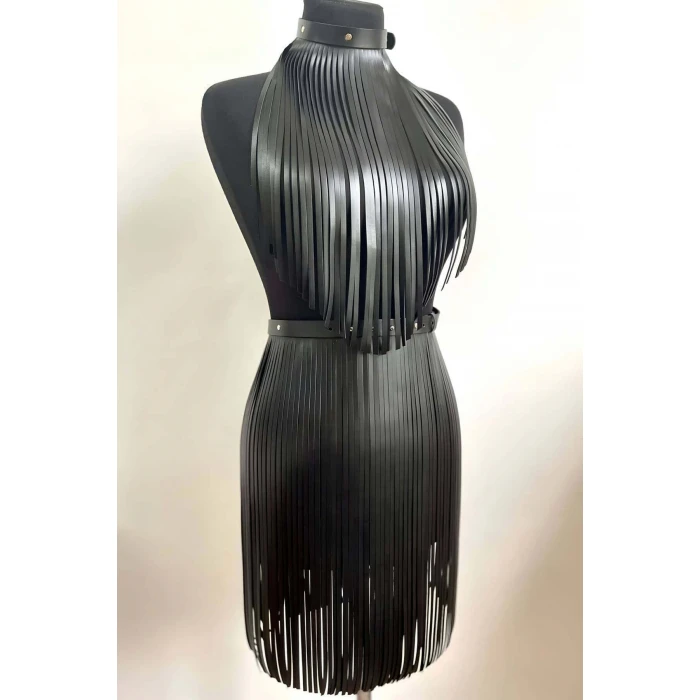 Püsküllü Uzun Etek Ve Büstiyer Takım - Brf997