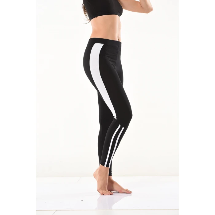 Şeritli Kadın Tayt 0591