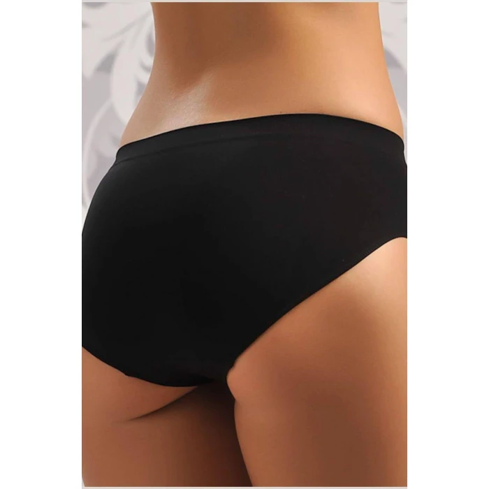 Siyah Dikişsiz Slip Külot
