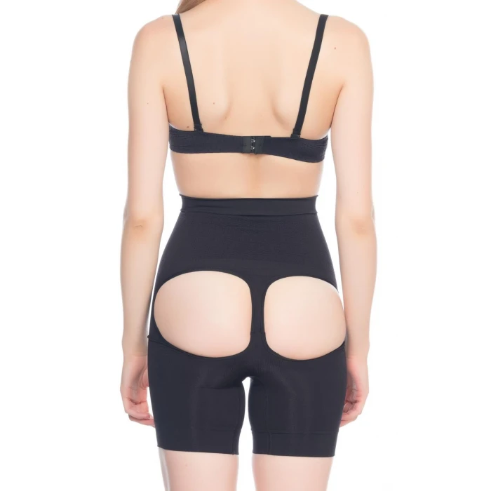Siyah Mı Emay 2032 Popo Açık Masajlı Boxer Korse