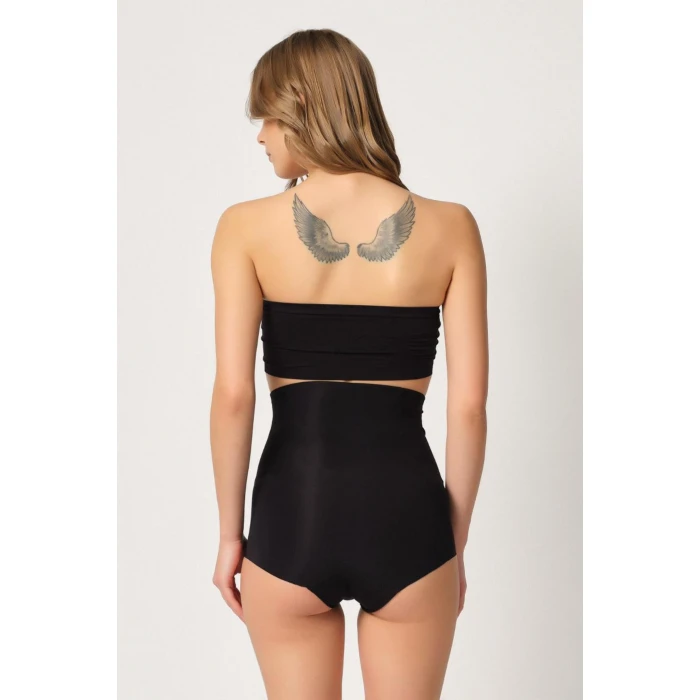 Siyah Mı Emay 2920 Yüksek Bel Karın Desteklı Slip Lazer Korse