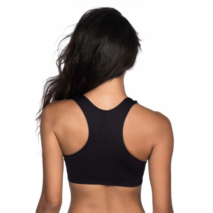 Siyah Mı Emay 4011 Sporcu Toparlayıcı Büstiyer