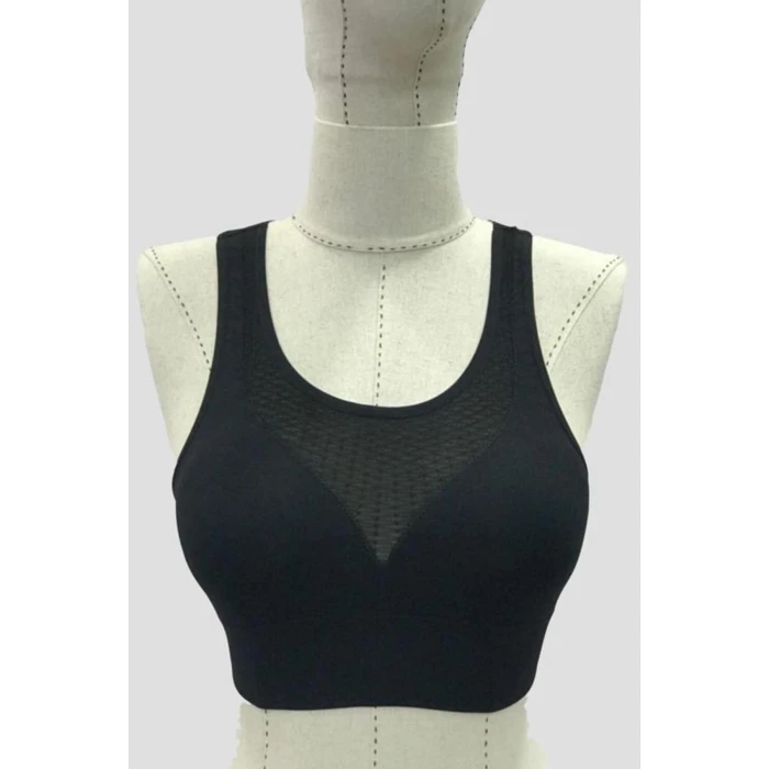 Siyah Mı Emay 4028 Seamless Tül Toparlayıcı Büstiyer
