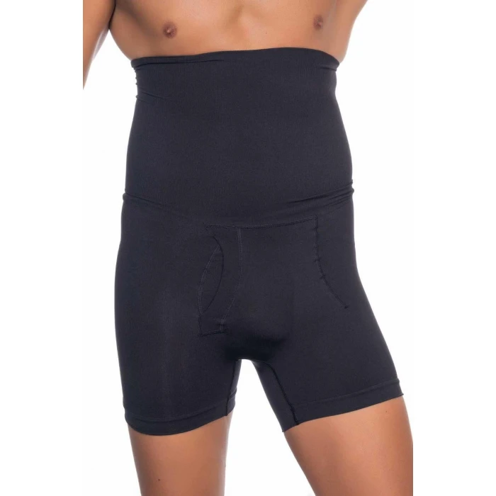 Siyah Mı Emay E1005 Erkek Yüksek Bel Double Boxer Korse