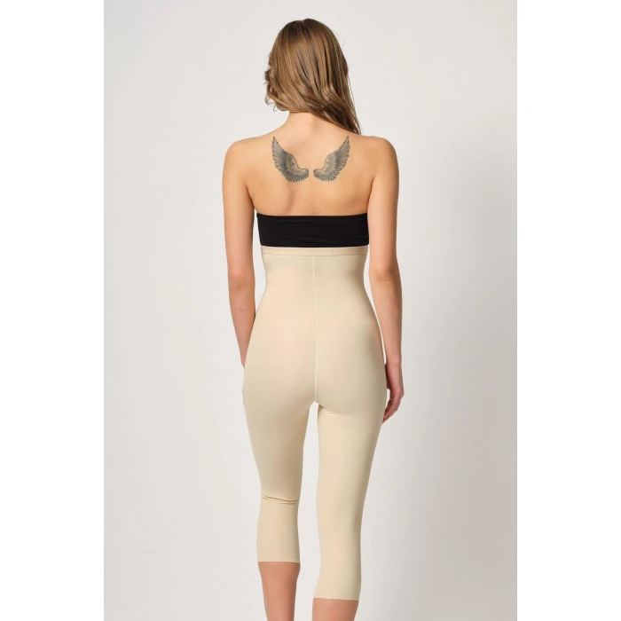 Ten Mı Emay 2868 Fermuarlı Kapri Tayt Lazer Korse